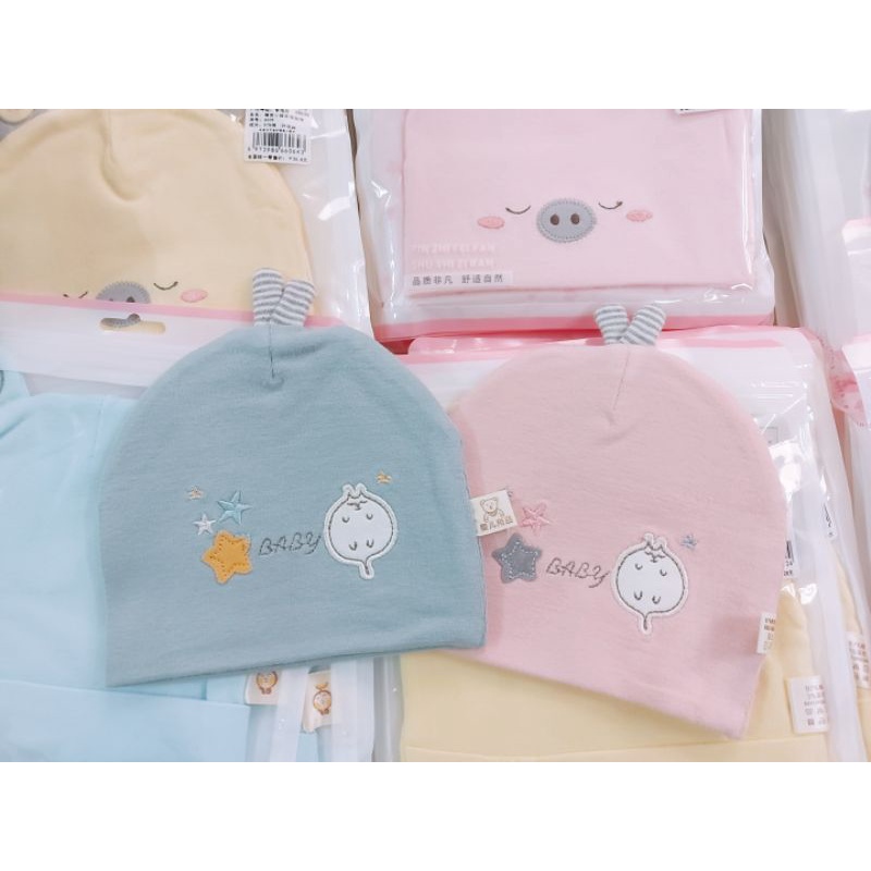 Mũ sơ sinh cho bé siêu dễ thương cotton len mềm mịn