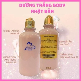 Kem Body Trắng Da Dưỡng Ẩm Cấp Tốc Siêu Trắng OZAWA ,làm trắng da toàn thân nhanh mềm mịn chống nắng cao shop bomby