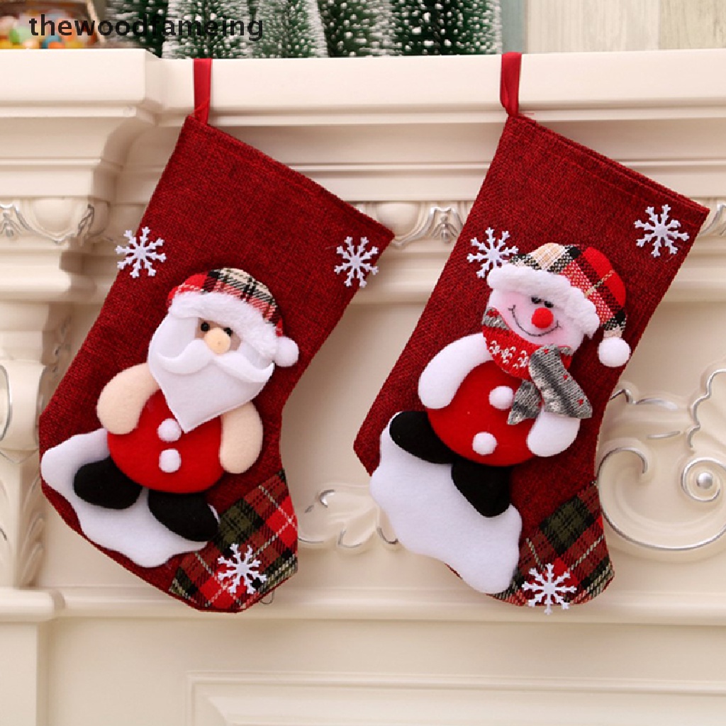 1 chiếc vớ đựng quà giáng sinh hình ông già noel