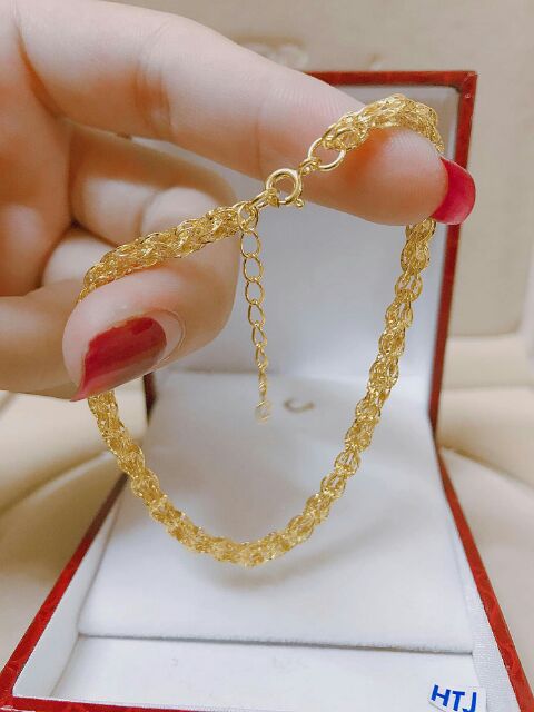 LẮC TAY PHỤNG BẠC CAO CẤP XI VÀNG- LẮC BẠC XI VÀNG