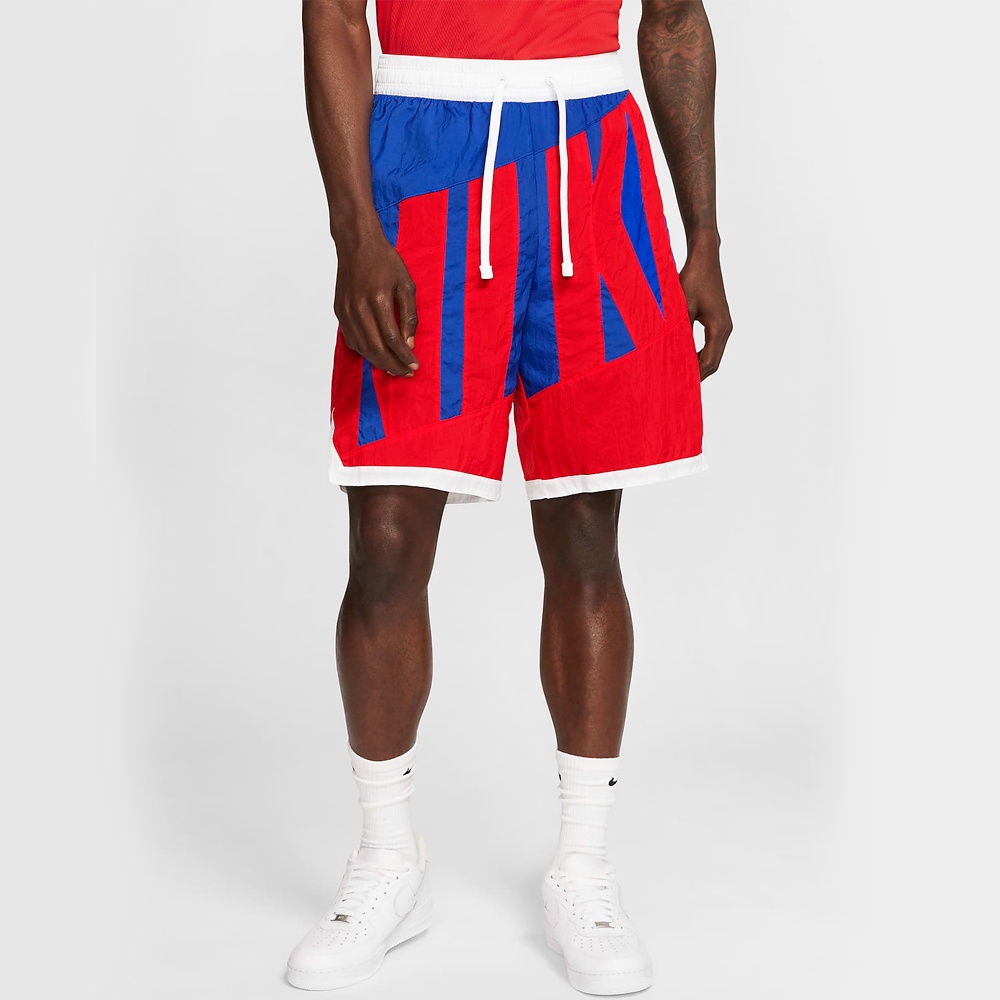 [CHÍNH_HÃNG] QUẦN SHORTS NIKE THROWBACK WOVEN BASKETBALL - XANH PHỐI ĐỎ