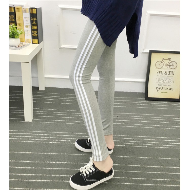 QUẦN LEGGING NỮ ÔM DÁNG CỰC ĐẸP Sp Lg03(3 sọc)