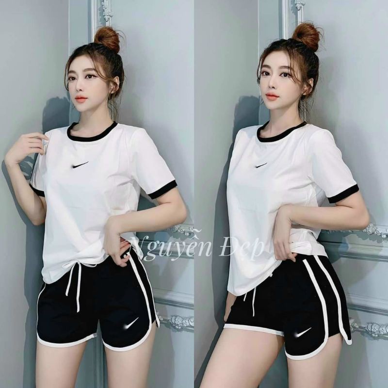 HARA(42-70KG) BỘ ĐÙI NỮ COTTON SỌC THỂ THAO