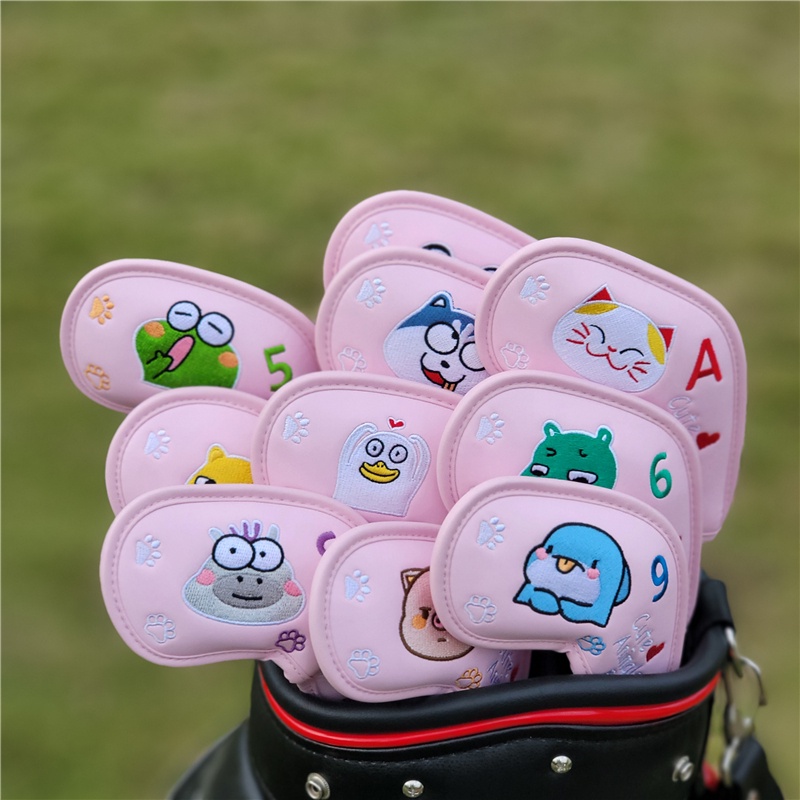 Bộ 87 vỏ bọc đầu gậy đánh golf họa tiết hoạt hình dễ thương