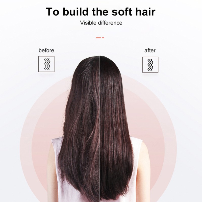 Lược điện chải thẳng tóc chuyên nghiệp và tiện, máy duỗi tóc thông dụng Hàn Quốc, cấu tạo lược thật dễ dàng tạo kiểu tóc
