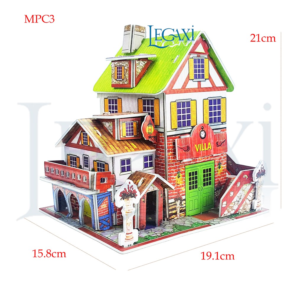 Đồ Chơi Mô Hình Giấy Chủ Đề Kiến Trúc