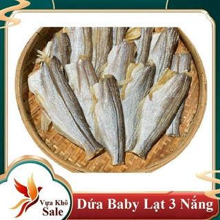 Khô cá Dứa non baby, 3 nắng, vị lạt, nhà làm, bao y hình