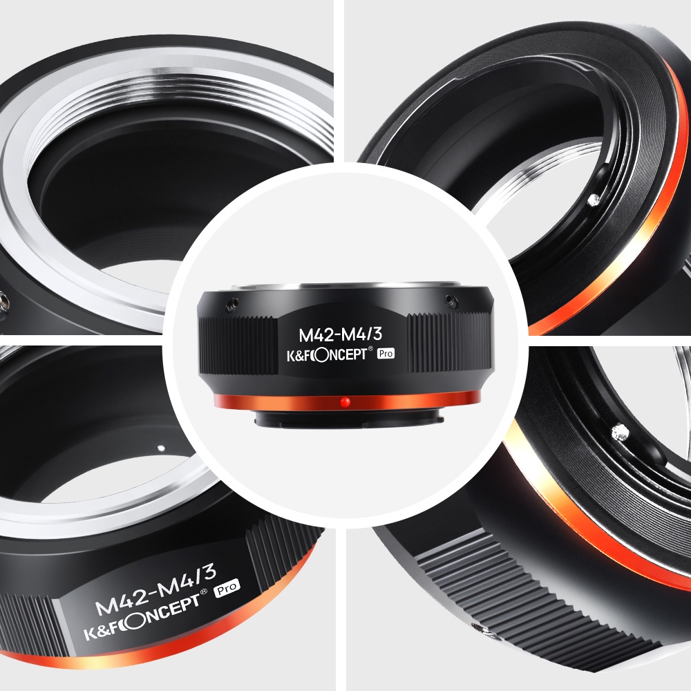 Ngàm Chuyển Đổi Ống Kính M42 Sang M4 / 3 MFT Độ Chính Xác Cao