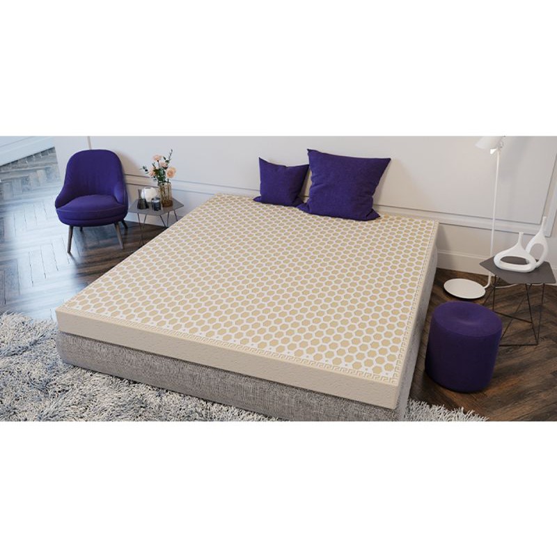 Đệm Cao Su Kim Cương 5 ZONE ALOELUX,kháng cháy