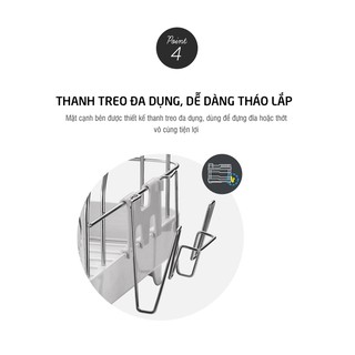 KỆ ÚP CHÉN 2 TẦNG LOCK&LOCK LDR2001
