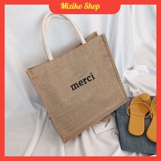 Túi Cói Merci phong cách Hàn Quốc- Miziko Shop