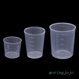 Set 3 cốc đo lường mini bằng nhựa resin epoxy
