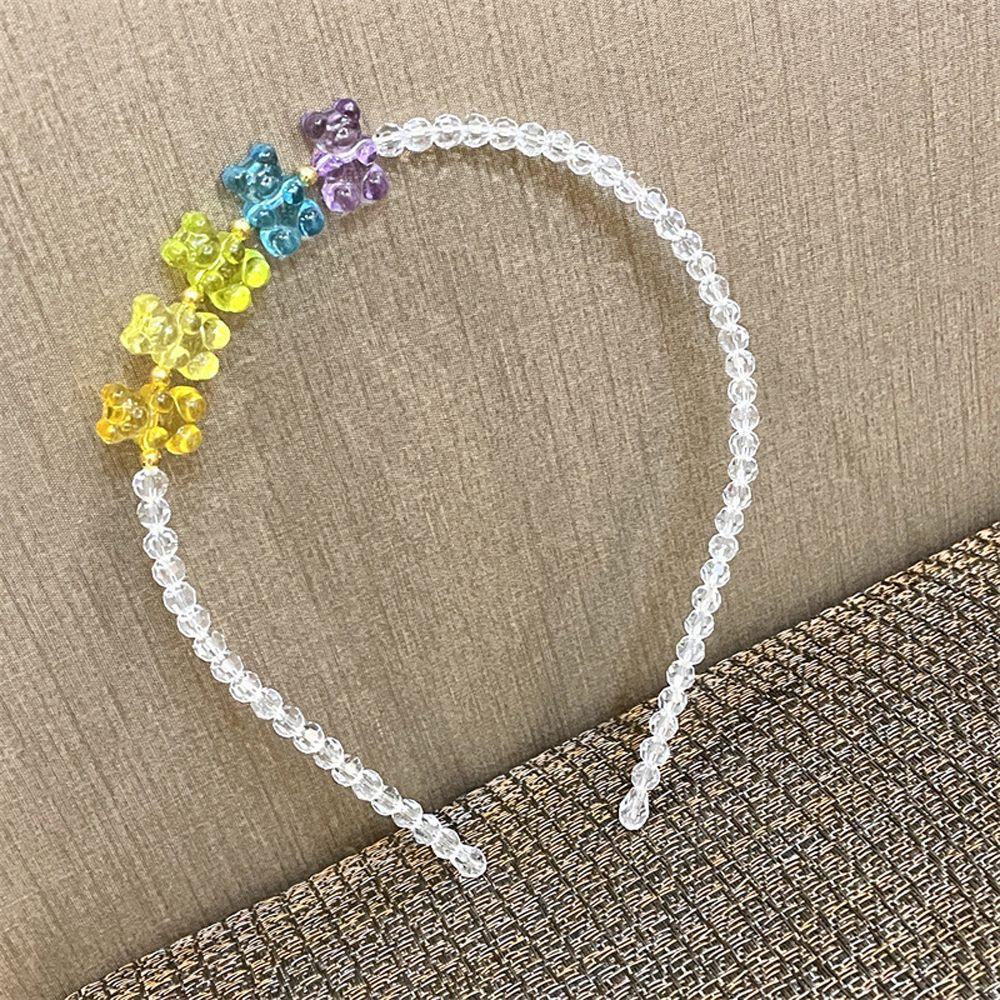 Băng Đô Cài Tóc Đính Hạt Hình Hoa Phong Cách Hàn Quốc Thời Trang Cho Nữ