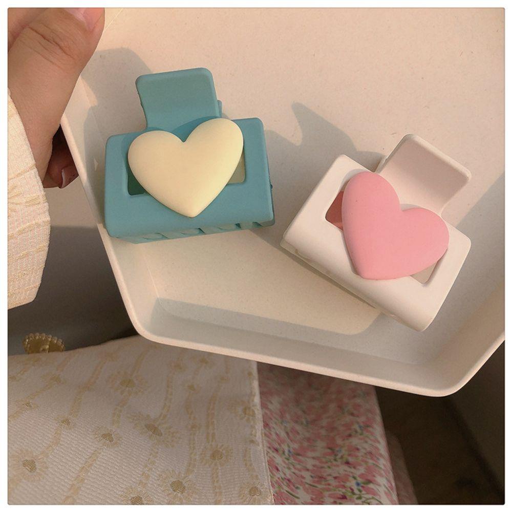 Kẹp Tóc Hình Trái Tim Phong Cách Hàn Quốc Xinh Xắn Cho Nữ