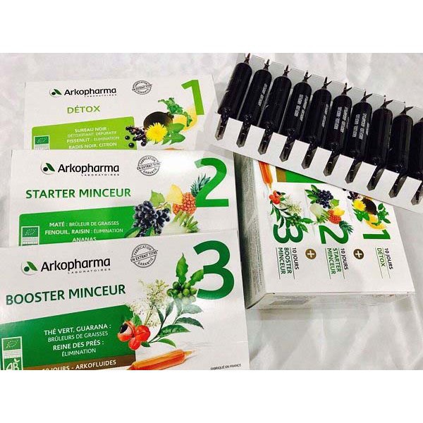 Detox Thanh Lọc Cơ Thể 3 Giai Đoạn Arkopharma Programme Detox Triple Action 30 ống | BigBuy360 - bigbuy360.vn
