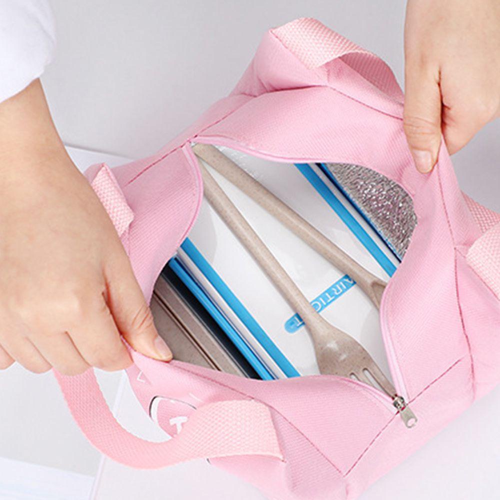 Túi Giữ Nhiệt Đựng Hộp Cơm Trưa Chống Thấm Nước In Họa Tiết Hoạt Hình Dễ Thương Cho Bé