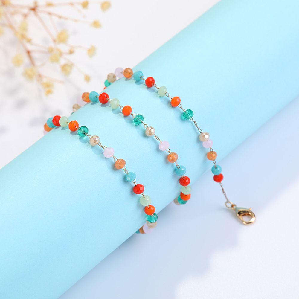 ESPO Giá Đỡ Mắt Kính Dạng Chuỗi Hạt Pha Lê Nhiều Màu Chống Rơi