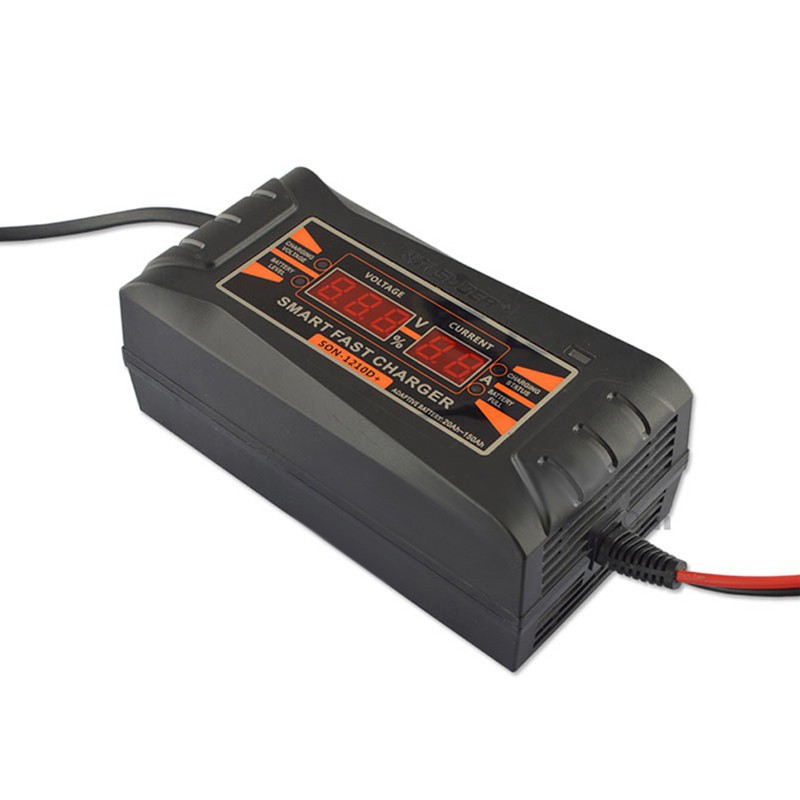 Storage Battery Charger With LCD Display 12V 10A Smart Car Motorcycle Universal
