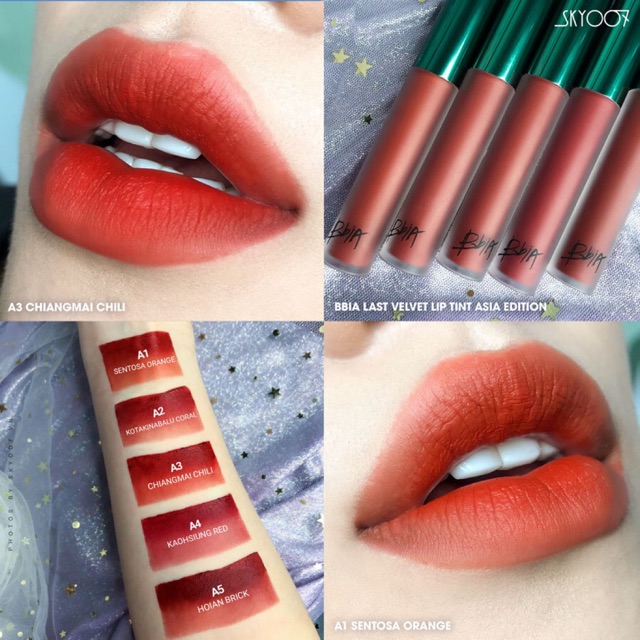 Son Kem Bbia Last Velvet Lip Tint Asia EDiton