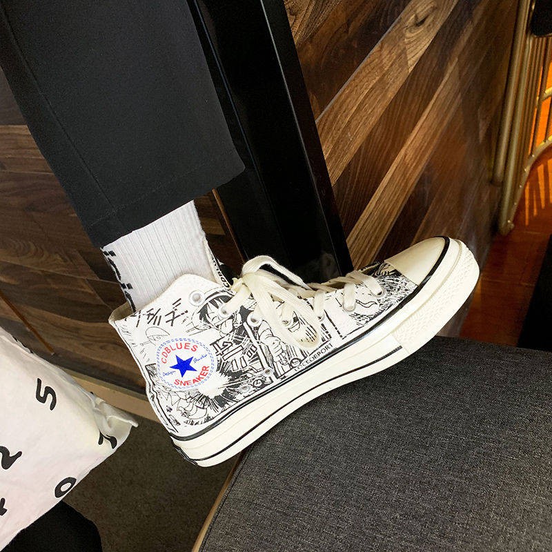 One Piece Spring xu hướng mới Graffiti giày nam | BigBuy360 - bigbuy360.vn