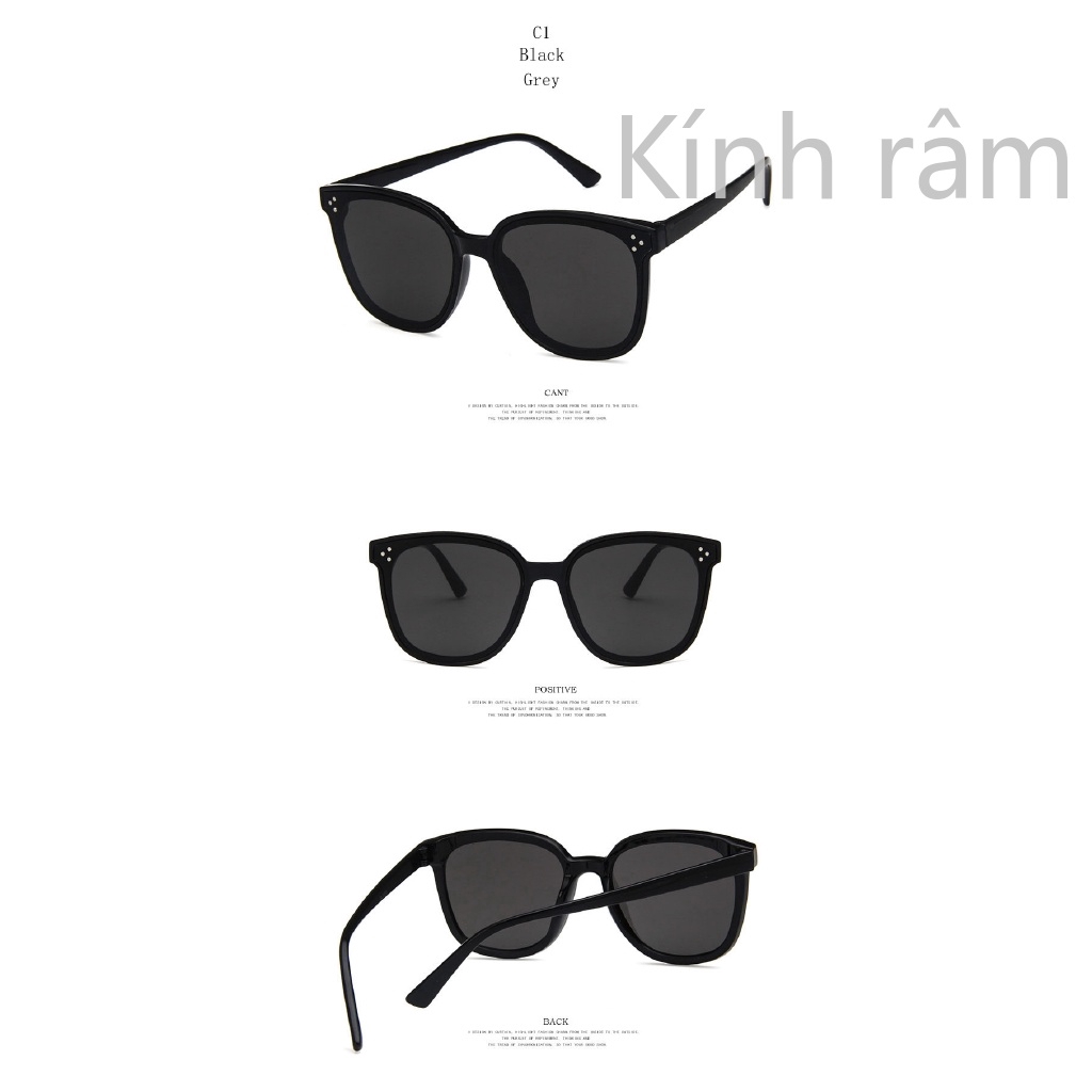 Kính mát tròng màu gradient sang trọng dành cho cả nam và nữ