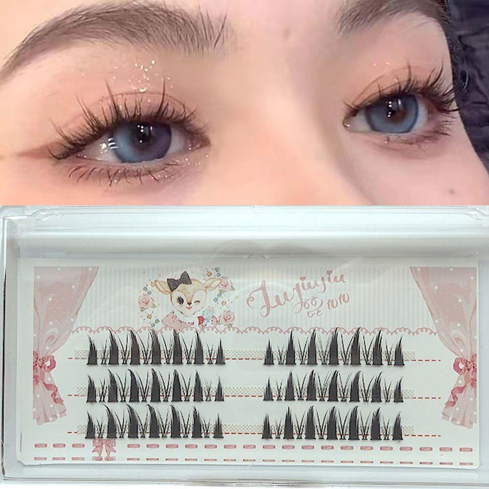 Lông Mi Giả Mềm Mại Màu Đen Tự Nhiên Dùng Trang Điểm