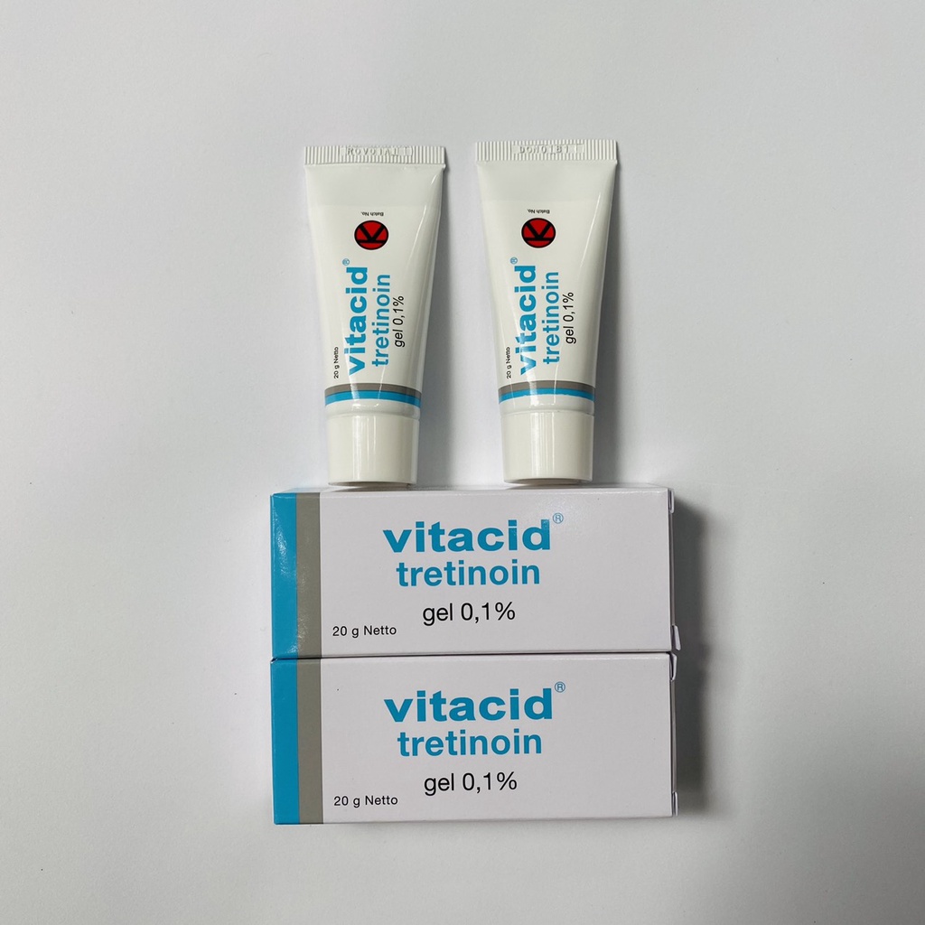 Tretinoin Vitacid Gel 0.1% - kem hỗ trợ giảm mụn, chống lão hóa