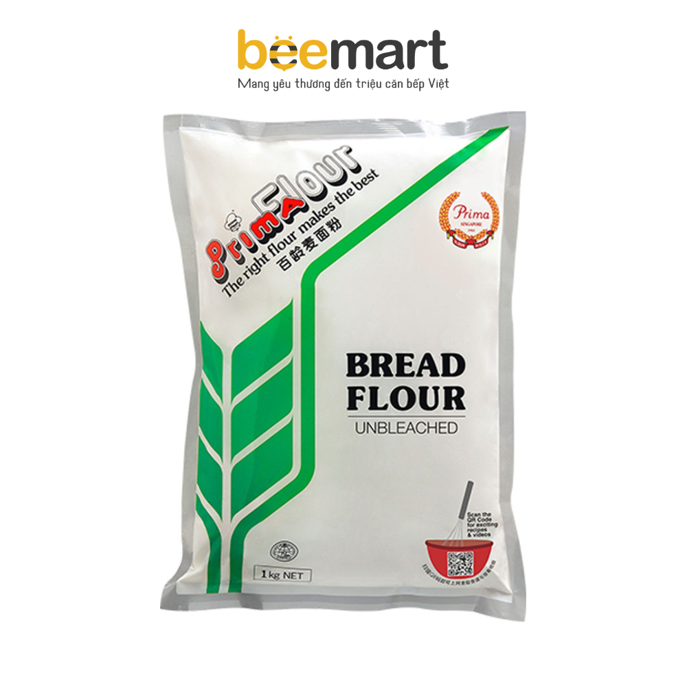 Bột Prima Bread Flour màu xanh lá 1kg