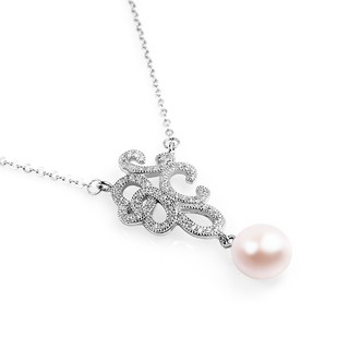 Dây chuyền bạc Pattern Pearl