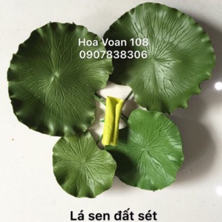 Lá sen đất sét (1 bộ 5 lá)