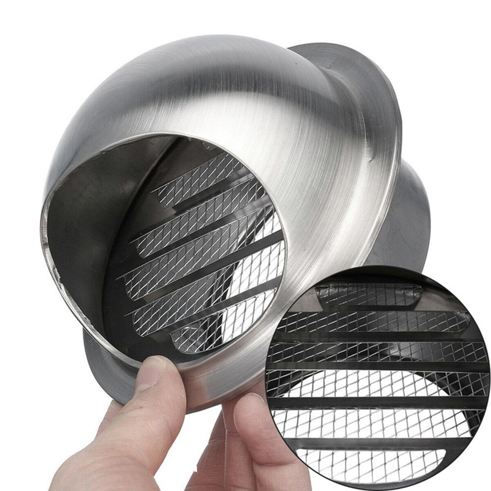 Nắp che ống thông gió hình tròn chống nước bằng thép không gỉ dùng để chống chim và chuột