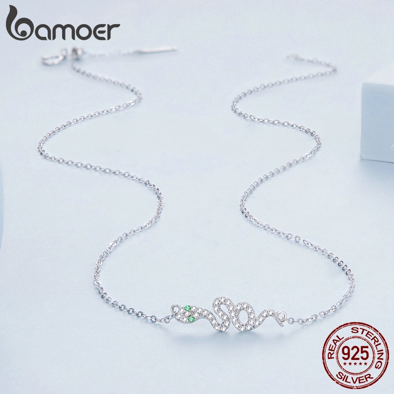 BAMOER Vòng cổ bạc 925 Thời Trang Cho Nam Nữ