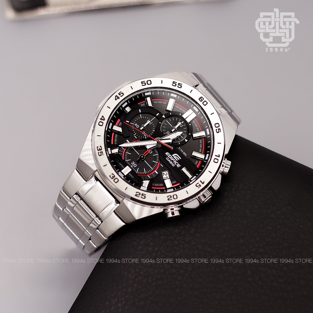 Đồng hồ nam Casio Edifice EFR-564 / EFR-564D-1A dây thép không gỉ, chống nước 100m, size 48.9mm, hàng chính hãng