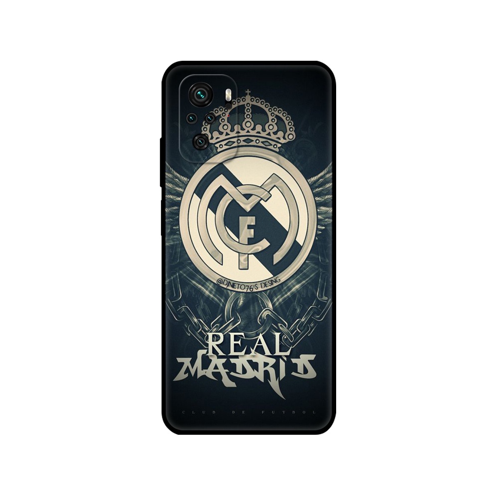 Ốp Điện Thoại Silicon Tpu Mềm Đen Hình Câu Lạc Bộ Bóng Đá Châu Âu Cho Xiaomi Redmi Note 10 Pro 5G 4G 10S Redmi 10 2022 10C