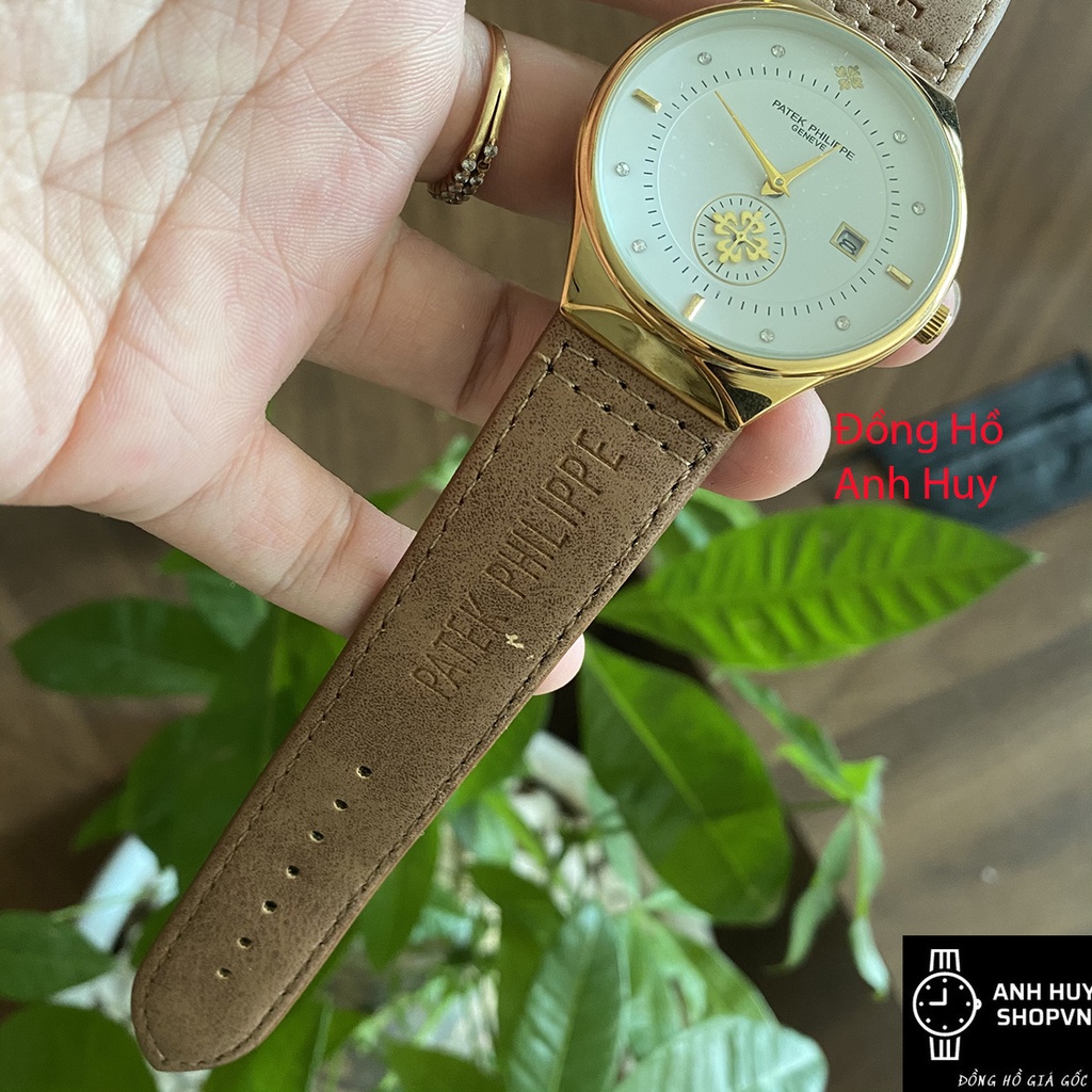 Đồng Hồ Nam PA.TEK Dây da mặt kính Sapphire chống xước AnhHuyshop | BigBuy360 - bigbuy360.vn