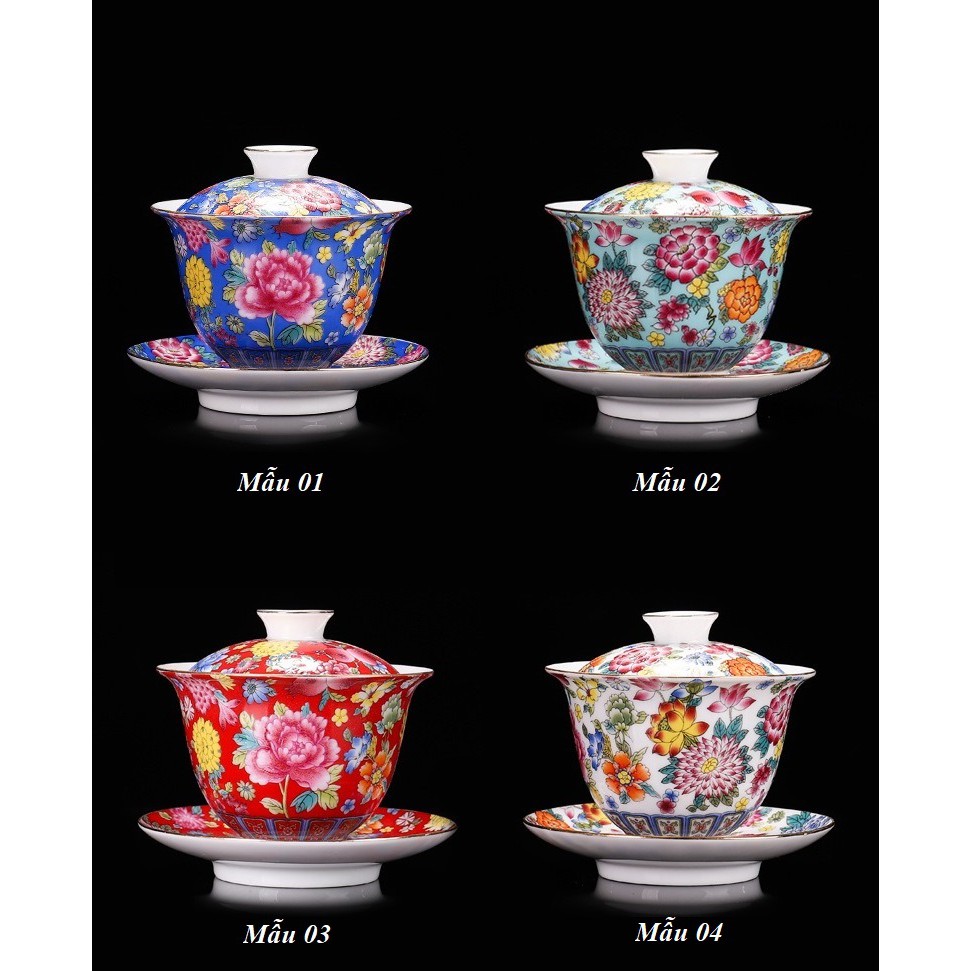 Chén Khải sứ trắng Bạch Định thấu quang 200 ml CK005