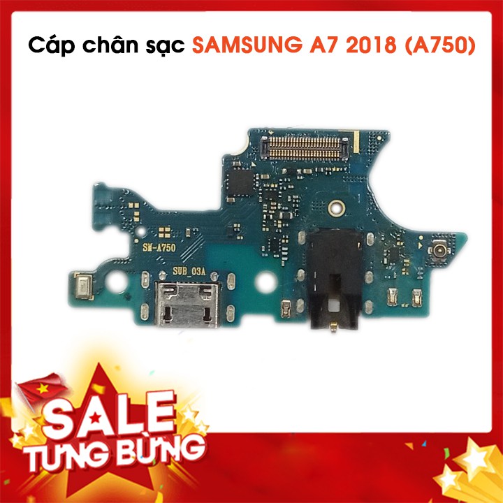Cụm Cáp Sạc SAMSUNG A750 (A7 2018) - Cụm cáp chân sạc zin của điện thoại Samsung Galaxy A750 (A7 201