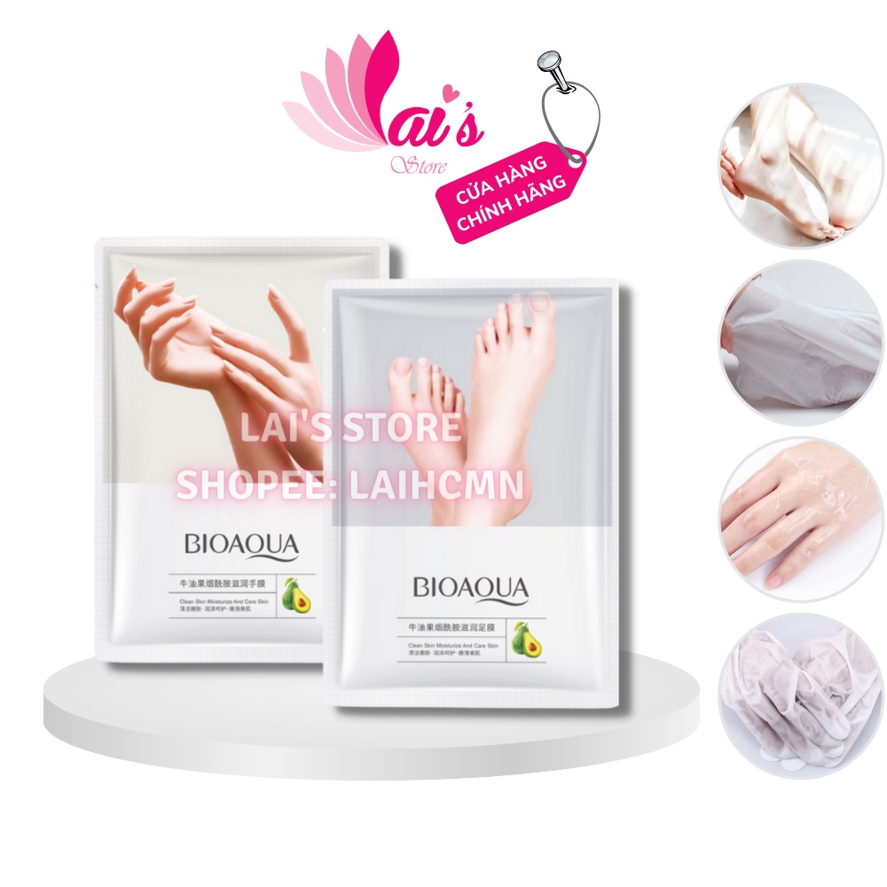Mặt Nạ Dưỡng Ẩm Tay Chân Tinh Chất Quả Bơ Bioaqua