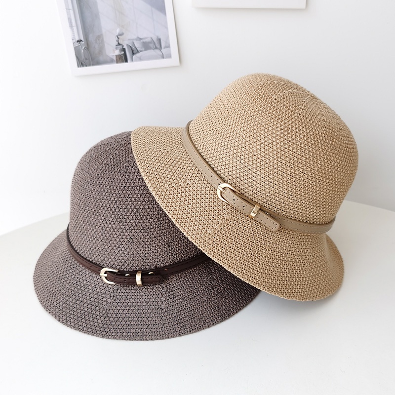 Nón Tai Bèo Vải Lanh Mỏng Thời Trang Mùa Hè Phong Cách Nhật Bản Dành Cho Nữ