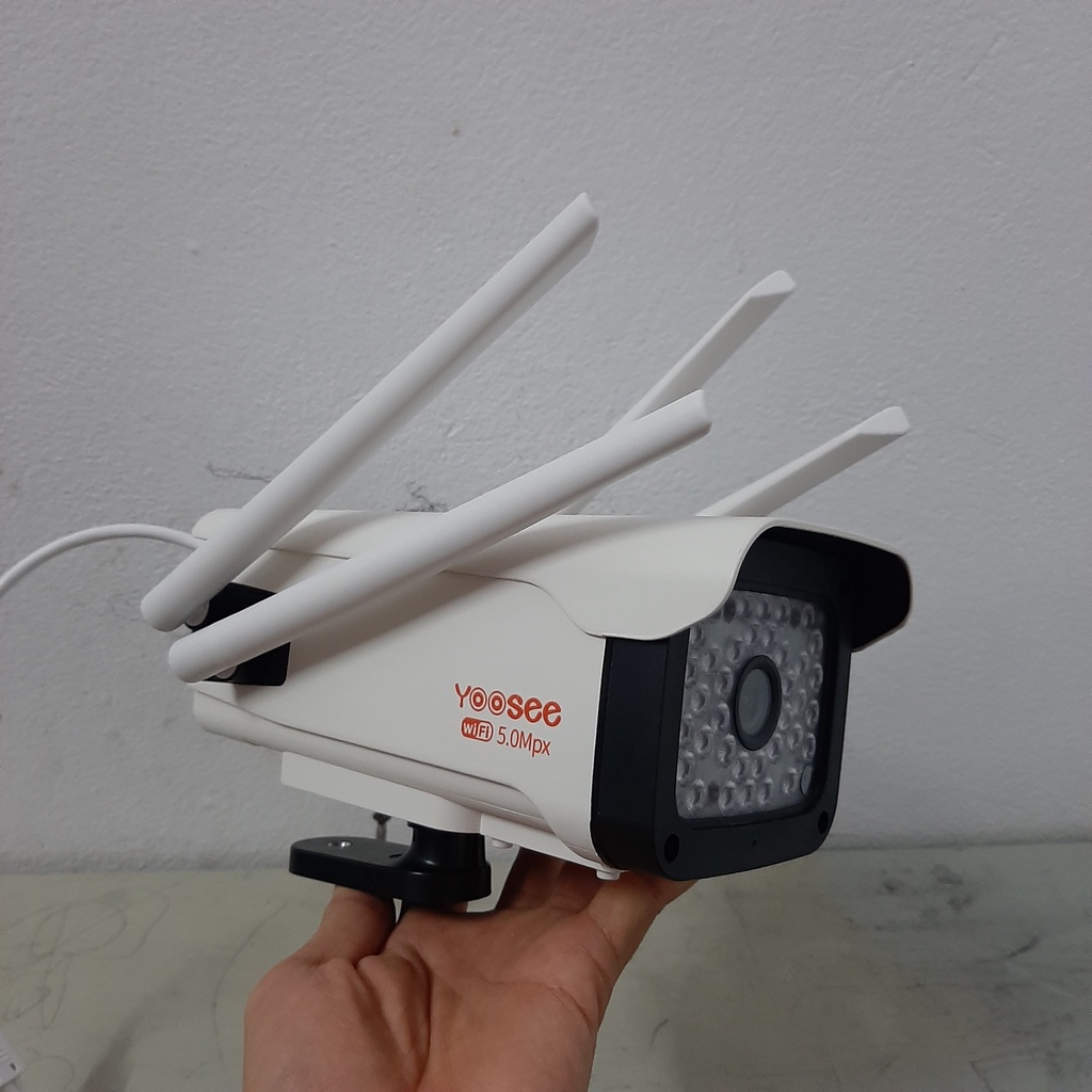Camera Yoosee ⚠️ FREESHIP ⚠️ ngoài trời, 4 râu, Camera wifi yoosee quay 360, có màu ban đêm, báo động, đàm thoại 2 chều.