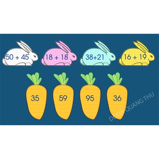 [Đồ dùng dạy học] Thỏ tìm cà rốt