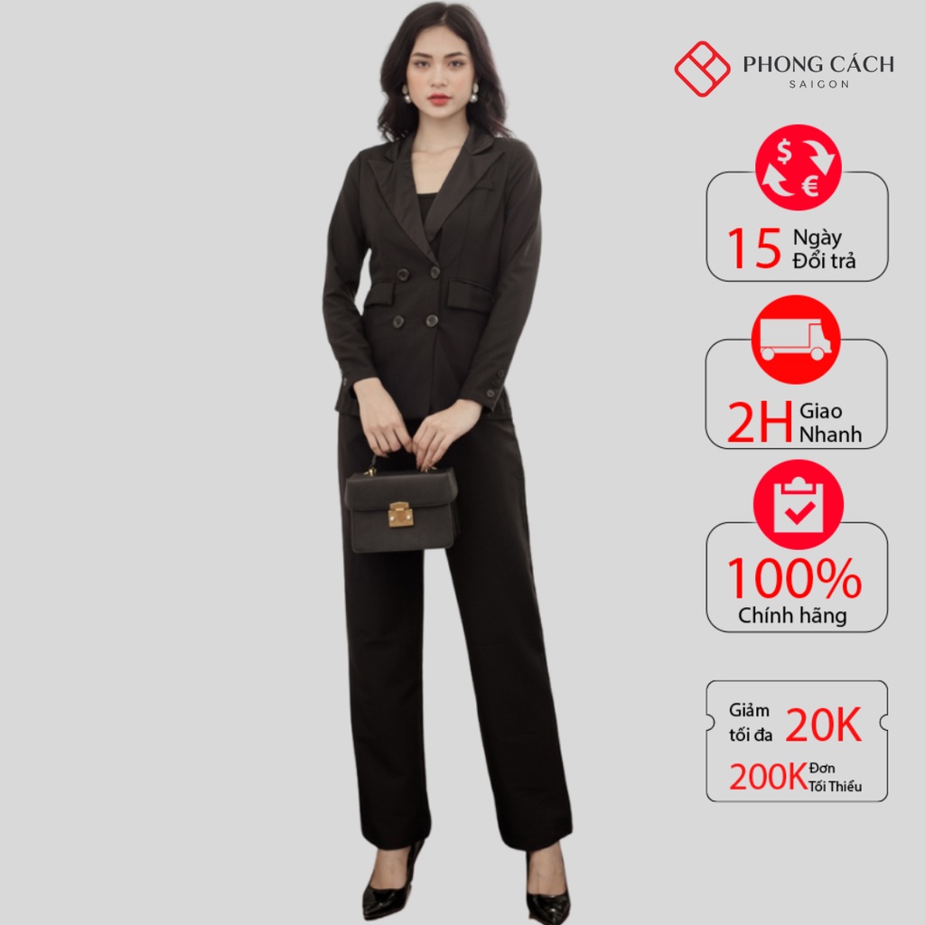Bộ đồ quần áo Vest Blazer thiết kế cao cấp - Phong Cách SAIGON