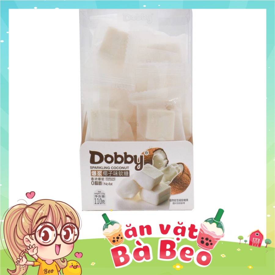 KẸO DẺO DOBBY NHẬP KHẨU ĐÀI LOAN 100G HOTTREN 2022