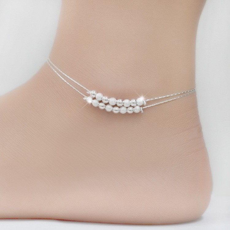 Lắc chân nữ bi dây hạt cườm dễ thương phụ kiện trang sức thời trang hàn quốc  namimi
