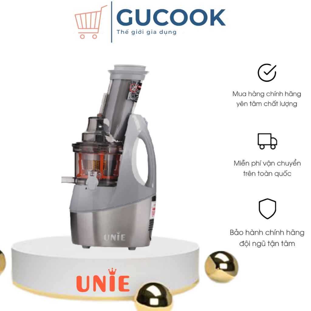 [Mã SKAMLTSTA5 giảm 10% đơn 100K] Máy ép chậm hoa quả UNIE UE580 dung tích 250 ml công suất 240W [BẢO HÀNH 12 THÁNG]