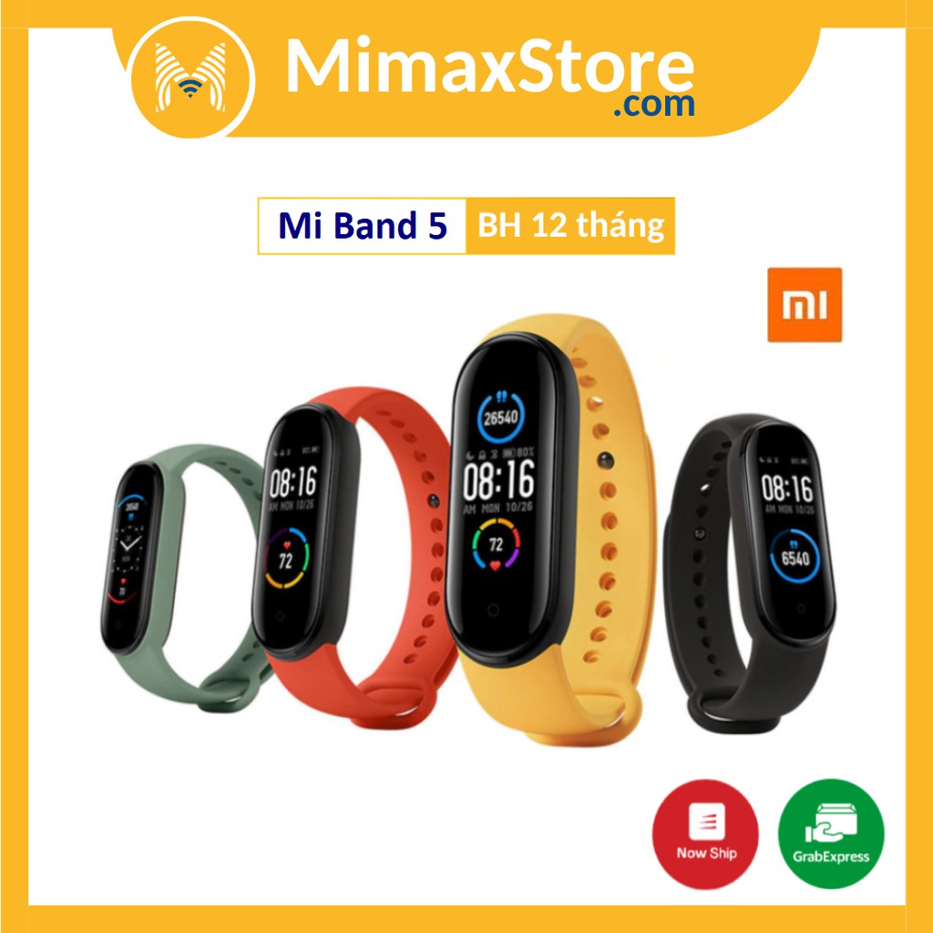 [Hỏa Tốc - HCM] Vòng Đeo Tay Thông Minh Xiaomi Miband 5/ Miband 6 | Hàng Chính Hãng | Bản Quốc Tế | Mimax Store