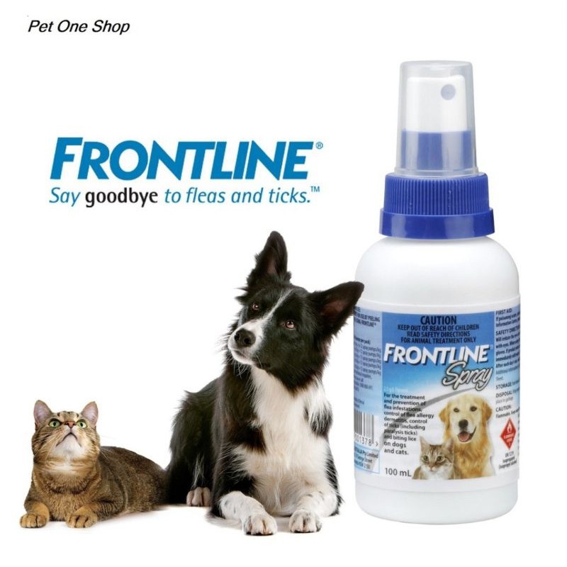 Frontline Spay- xịt ve rận bọ chét an toàn cho chó mèo sơ sinh, bầu