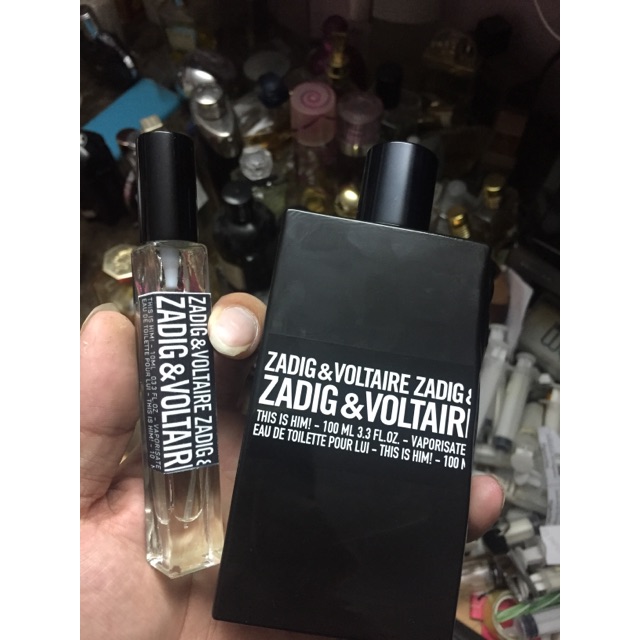 ( Có Sẵn ) Mẫu thử nước hoa zadig &voltaire this is him 10ml dạng xịt