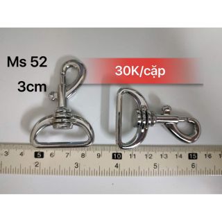 Móc size 3cm-M52(giá 1 cặp)