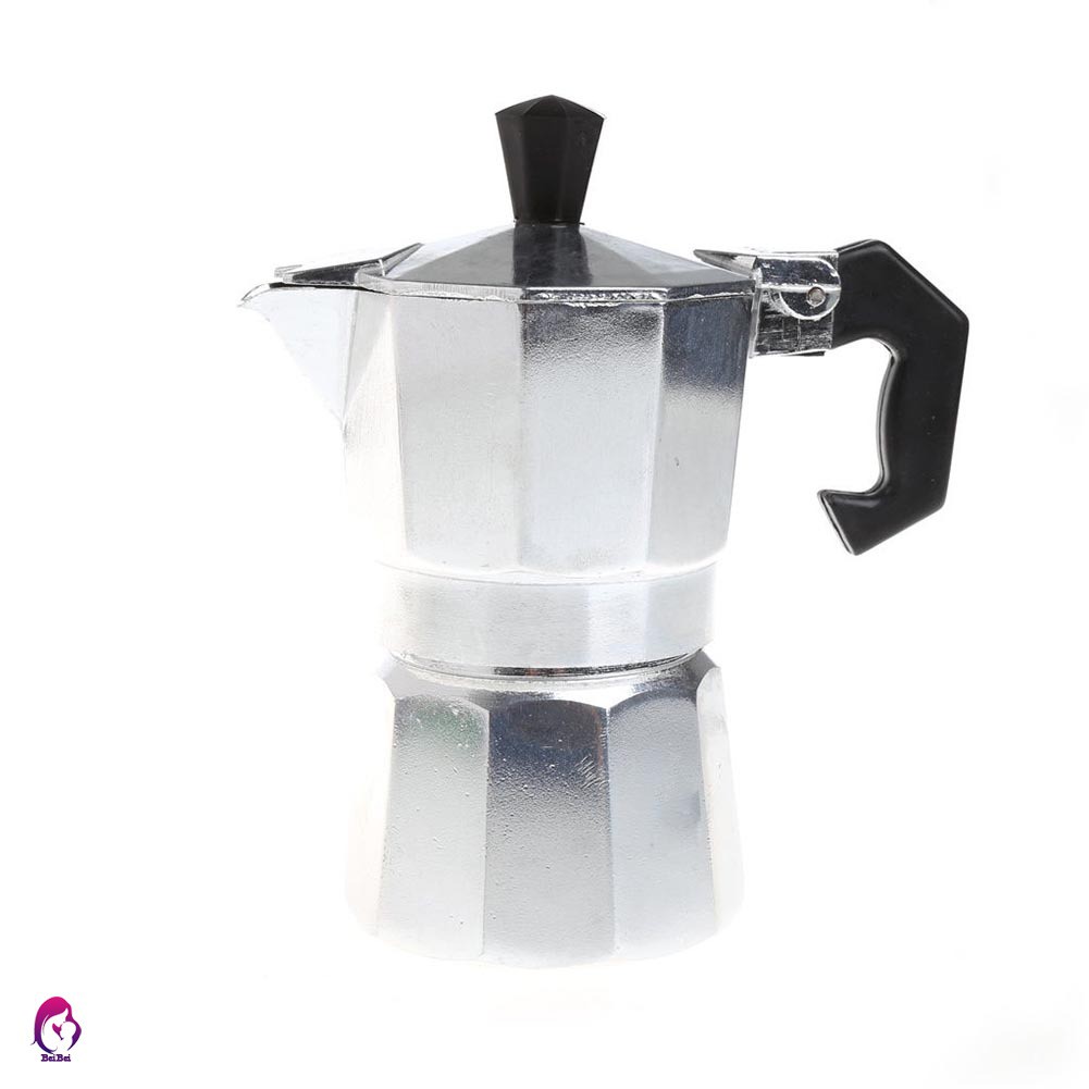 Bình pha cà phê Moka Espresso bằng nhôm bền dành cho nhà bếp/ nhà cửa/ văn phòng